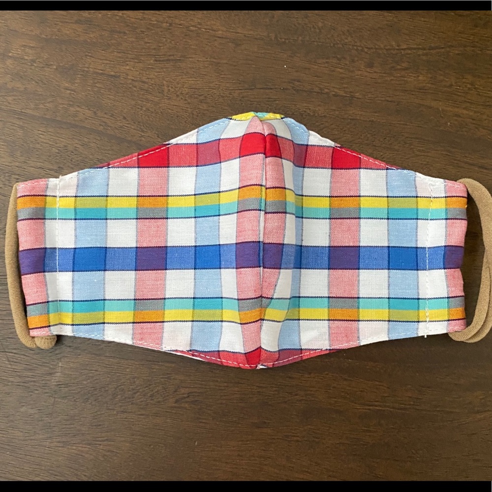 Tbbc Prescott plaid kids face mask